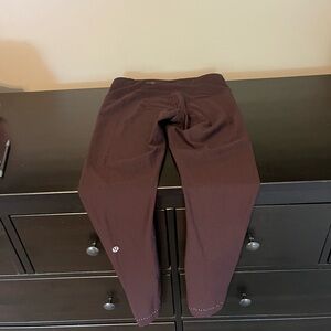 Lululemon leggings. Plum color.
